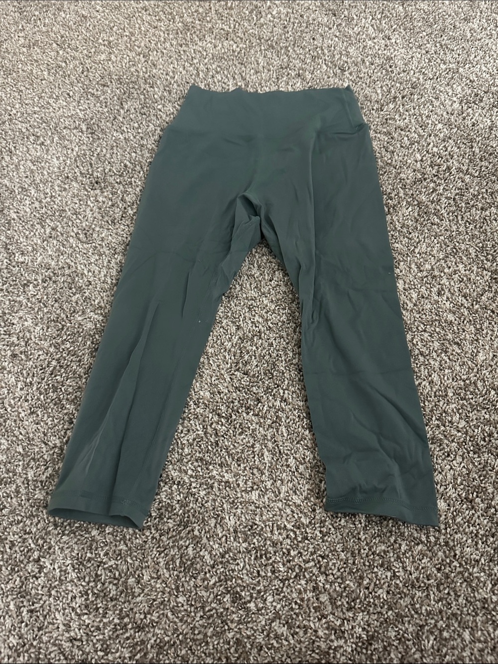 Sage Green Capri Athletic Leggings